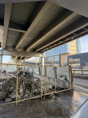 Правую полосу движения возле Центрального рынка откроют 27 марта