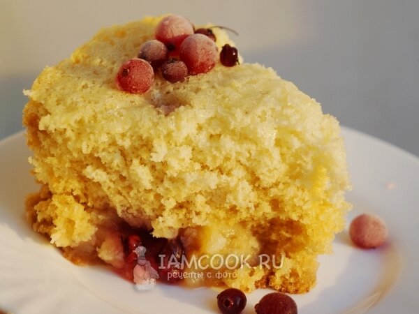 Яблочный пирог с клюквой: простой рецепт для дома