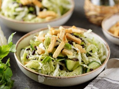 Нежные и вкусные салаты из пекинской капусты для поста