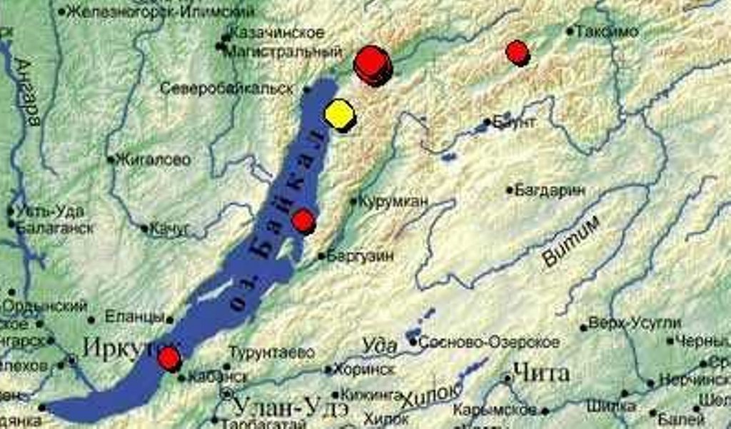 Землетрясение произошло в Бурятии