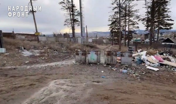 В микрорайоне Улан-Удэ разрослась жуткая помойка с унитазами и трупами животных