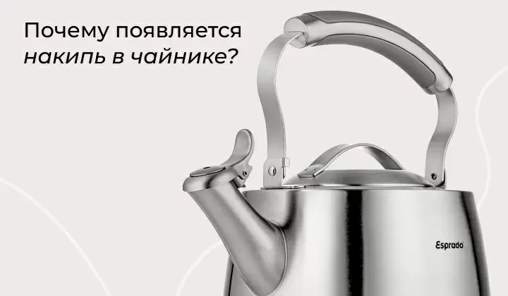 Накипь в чайнике: причины и решения
