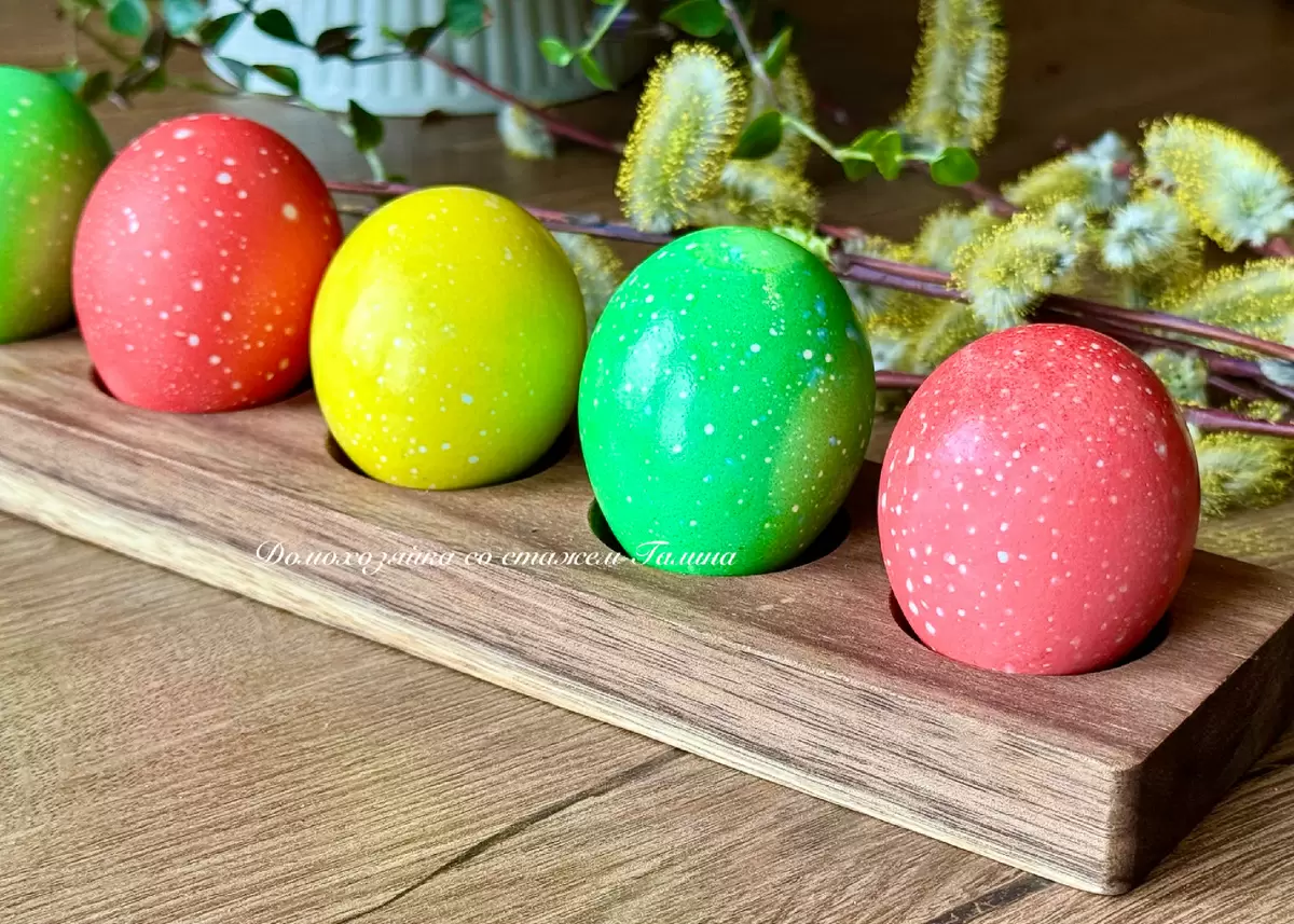 Пасхальные яйца в крапинку: как сделать их оригинальными и стильными