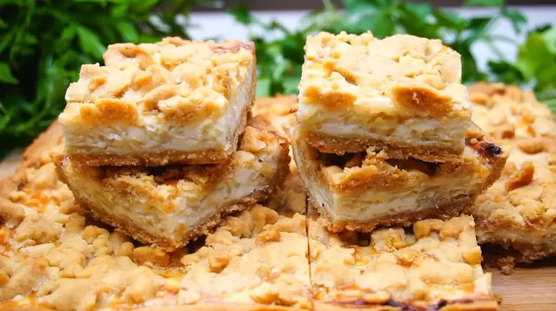 Нежнейший закусочный пирог: простой, быстрый и очень вкусный