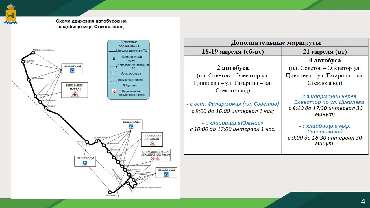 В родительский день, 21 апреля, городской транспорт будет работать в усиленном режиме В родительский день, 21 апреля, городской транспорт будет работать в усиленном режиме