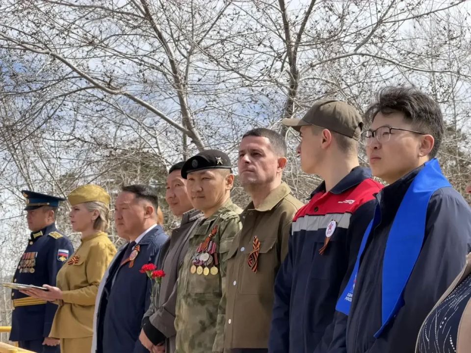 Митинг «Великий подвиг жив и память вечна» прошёл в Советском районе Митинг «Великий подвиг жив и память вечна» прошёл в Советском районе