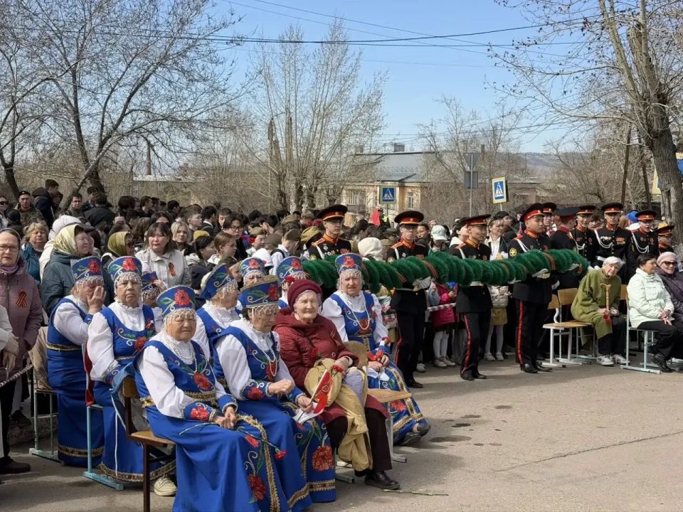 Митинг «Великий подвиг жив и память вечна» прошёл в Советском районе Митинг «Великий подвиг жив и память вечна» прошёл в Советском районе