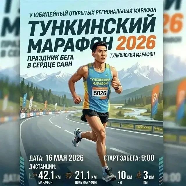 Профессионалов и любителей приглашают на пятый Тункинский марафон