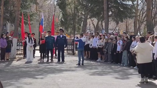 Наши в Маньчжурии Земляки делятся кадрами торжественного митинга, состоявшегося у мемориала советским воинам