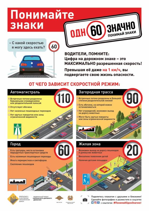 Скорость должна обеспечивать водителю возможность постоянного контроля за движением транспортного средства для выполнения требований ПДД