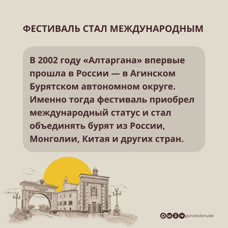 Как появился фестиваль «Алтаргана»? Как появился фестиваль «Алтаргана»?