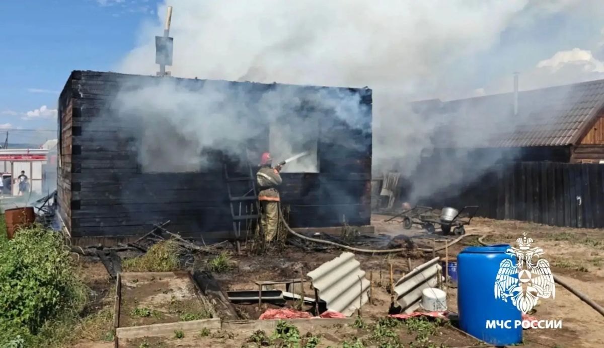 В Иволгинском районе на пожаре погибла женщина