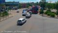 Контейнер с большегруза упал на маршрутку в Улан-Удэ