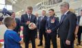Алексей Цыденов: Вместе с генеральным директором – председателем правления ОАО «РЖД» Олегом Валентиновичем Белозёровым посетили спортивный комплекс «Нева»