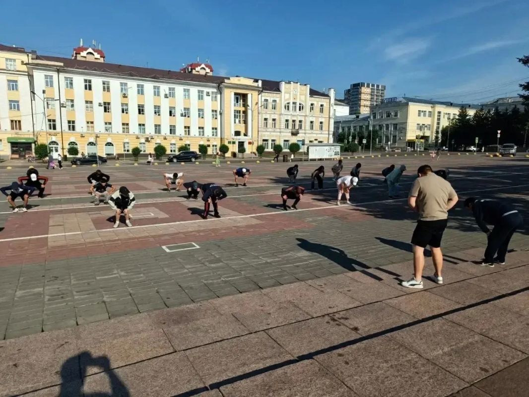Утро в Бурятии началось с движения! Утро в Бурятии началось с движения!