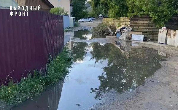 Дома на окраине Улан-Удэ заливает фекалиями