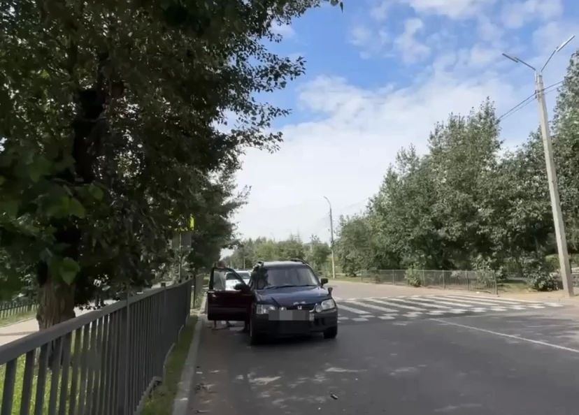 В Улан-Удэ водитель Honda сбил 21-летнюю девушку на пешеходном переходе