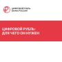 Что такое цифровой рубль?. С 1 сентября жители Бурятии при желании смогут начать пользоваться цифровыми рублями