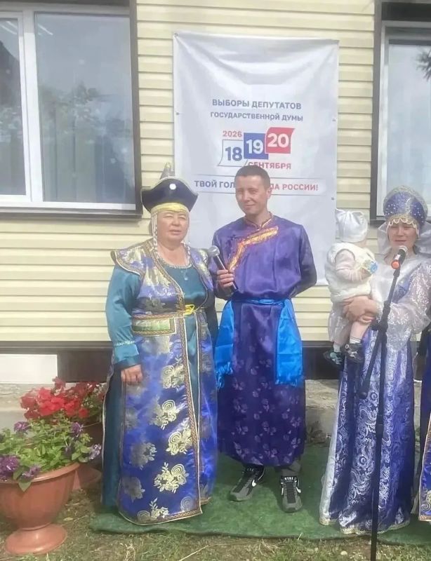 В селе Гарам на выборы пришла вся семья В селе Гарам на выборы пришла вся семья