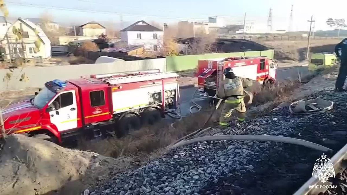 Женщина пострадала на пожаре в Улан-Удэ