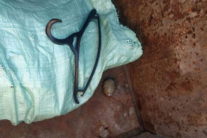В Улан-Удэ взрывотехники Росгвардии обследовали гранату В Улан-Удэ взрывотехники Росгвардии обследовали гранату