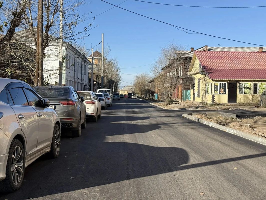На двух участках в Улан-Удэ обновили дорожное полотно